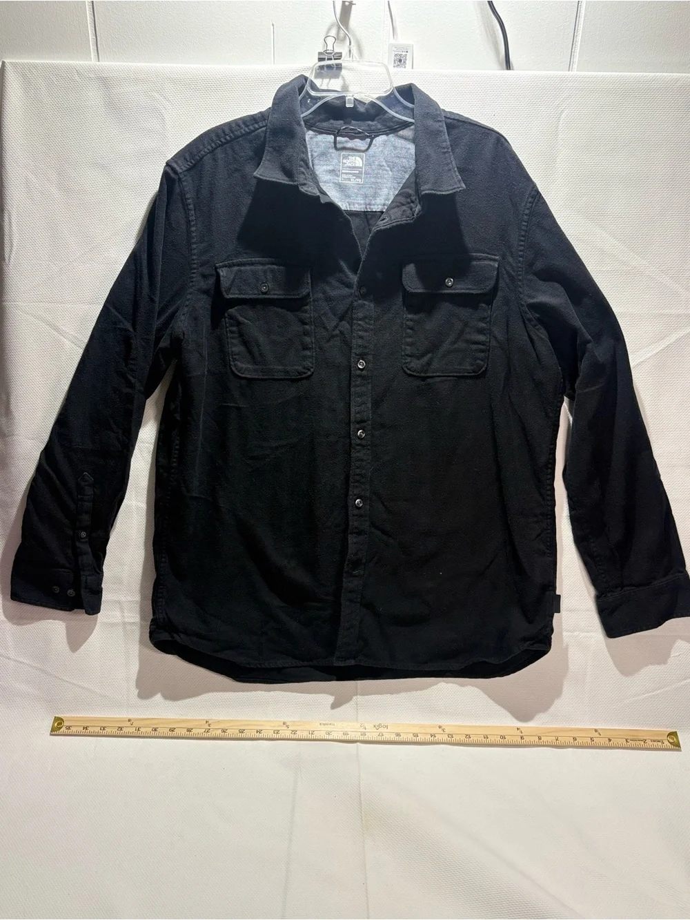 The North Face Black Button-Front Shirt Jacket